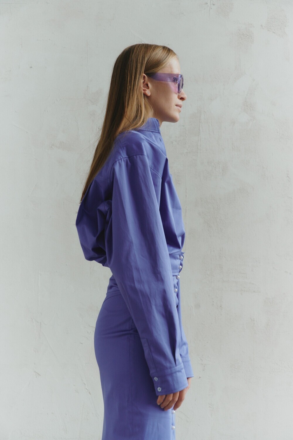 Button down shirt blue